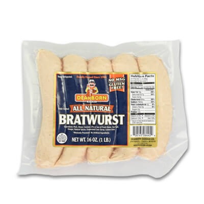 Cooked Bratwurst