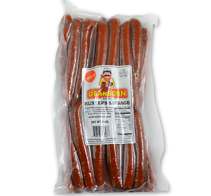 Hunters Sausage – MILD (5 lbs) PKG