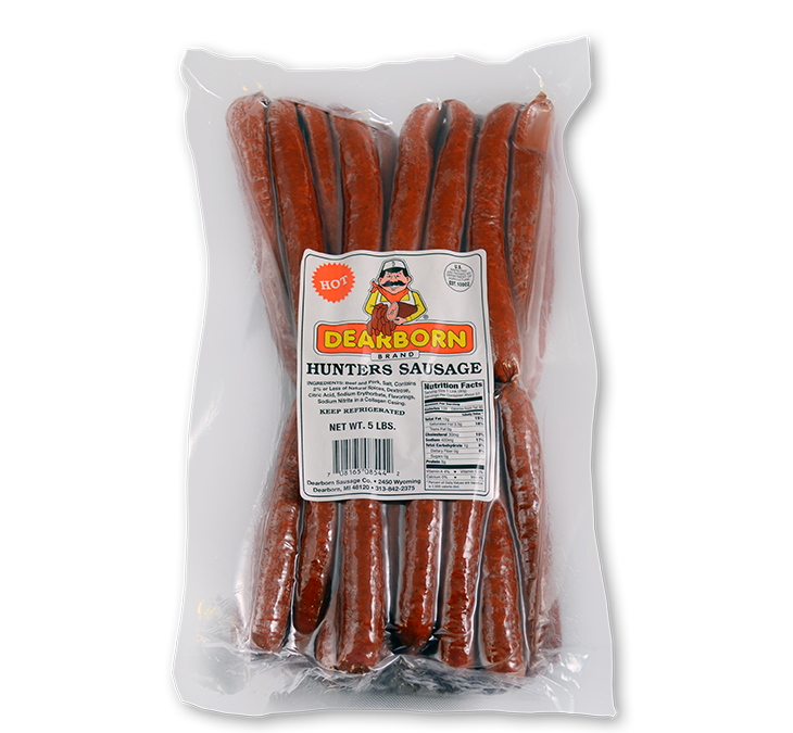 Hunters Sausage – HOT (5 lbs) PKG