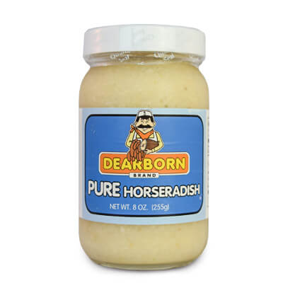 Pure Horseradish Jar 8 Oz Dearborn Brand,Barbecue Sauce Pizza