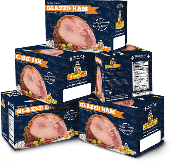 Dearborn s Famous Glazed Spiral Sliced Ham Half Dearborn 58 OFF